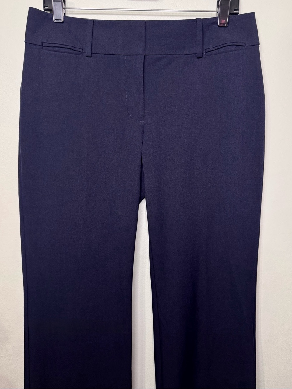LOFT Julie Trouser Pant Dress Pants Navy Blue Size 6T 6 Tall - Picture 3 of 12